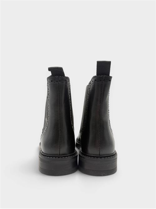 Stivaletto Chelsea in pelle nera FUNNY DUCK | VR600054PELLEBLACK